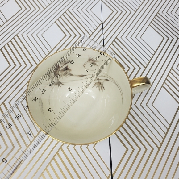 9‎ Pieces Heinrich Anmut Selb Bavaria Germany Ivory Body Supreme Gold Tea Set. - Picture 6 of 12